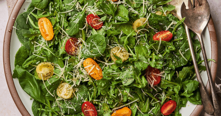 arugula spinach salad