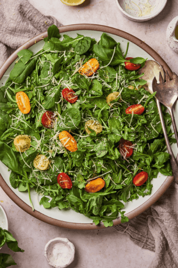 spinach and arugula salad