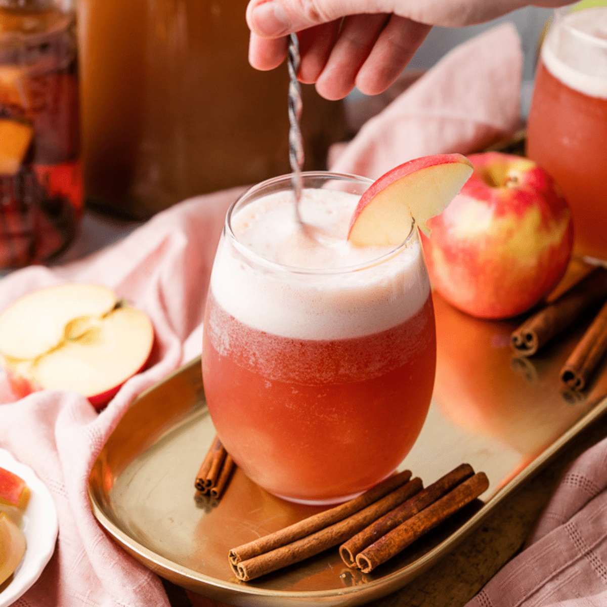 Apple Cider Bourbon Cocktail