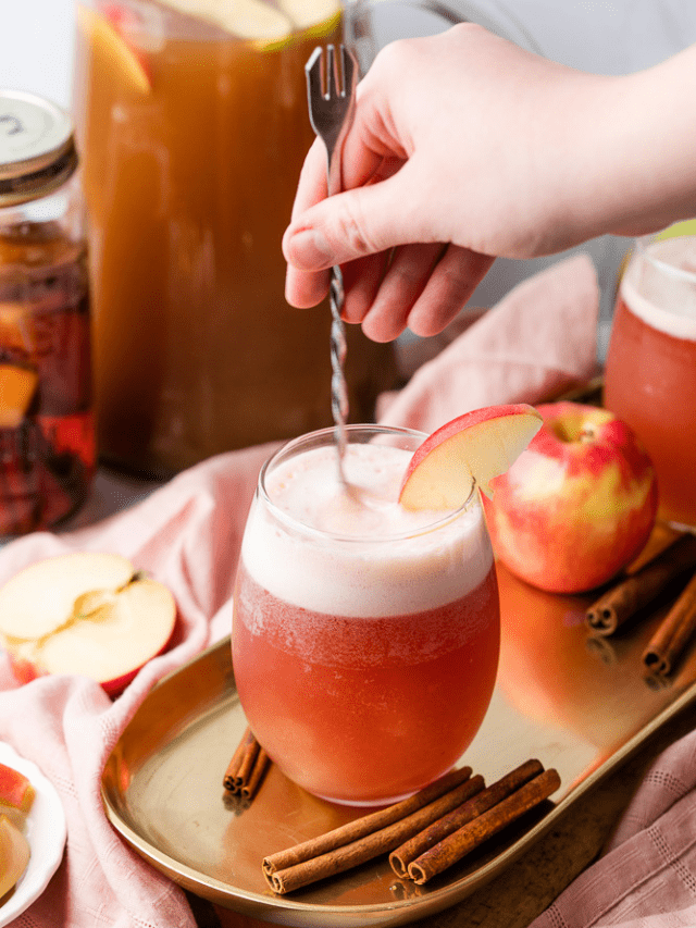 Apple Cider Bourbon Cocktail