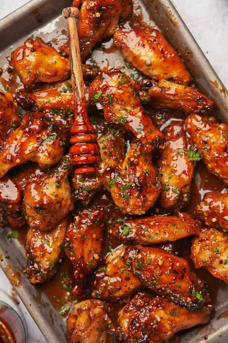 Hot Honey Chicken Wings - A Full Living