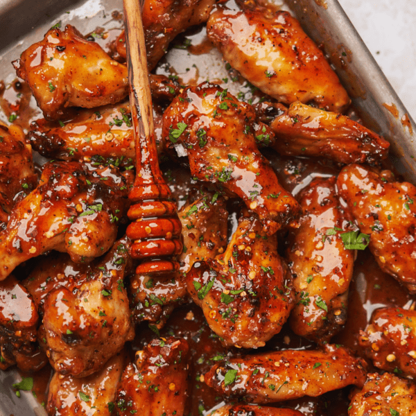 Hot Honey Chicken Wings - A Full Living