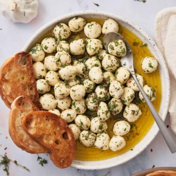 marinated mozzarella balls