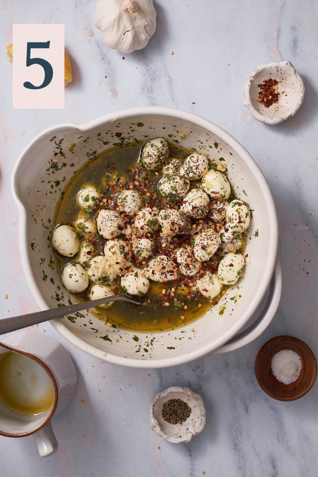 Marinated Mozzarella Balls Recipe A Full Living
