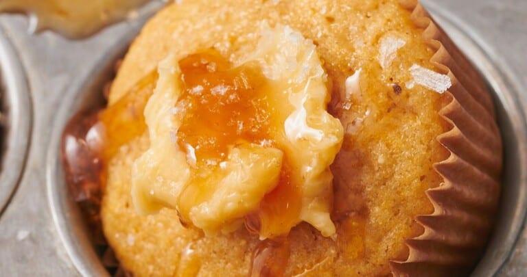 sweet honey cornbread muffins