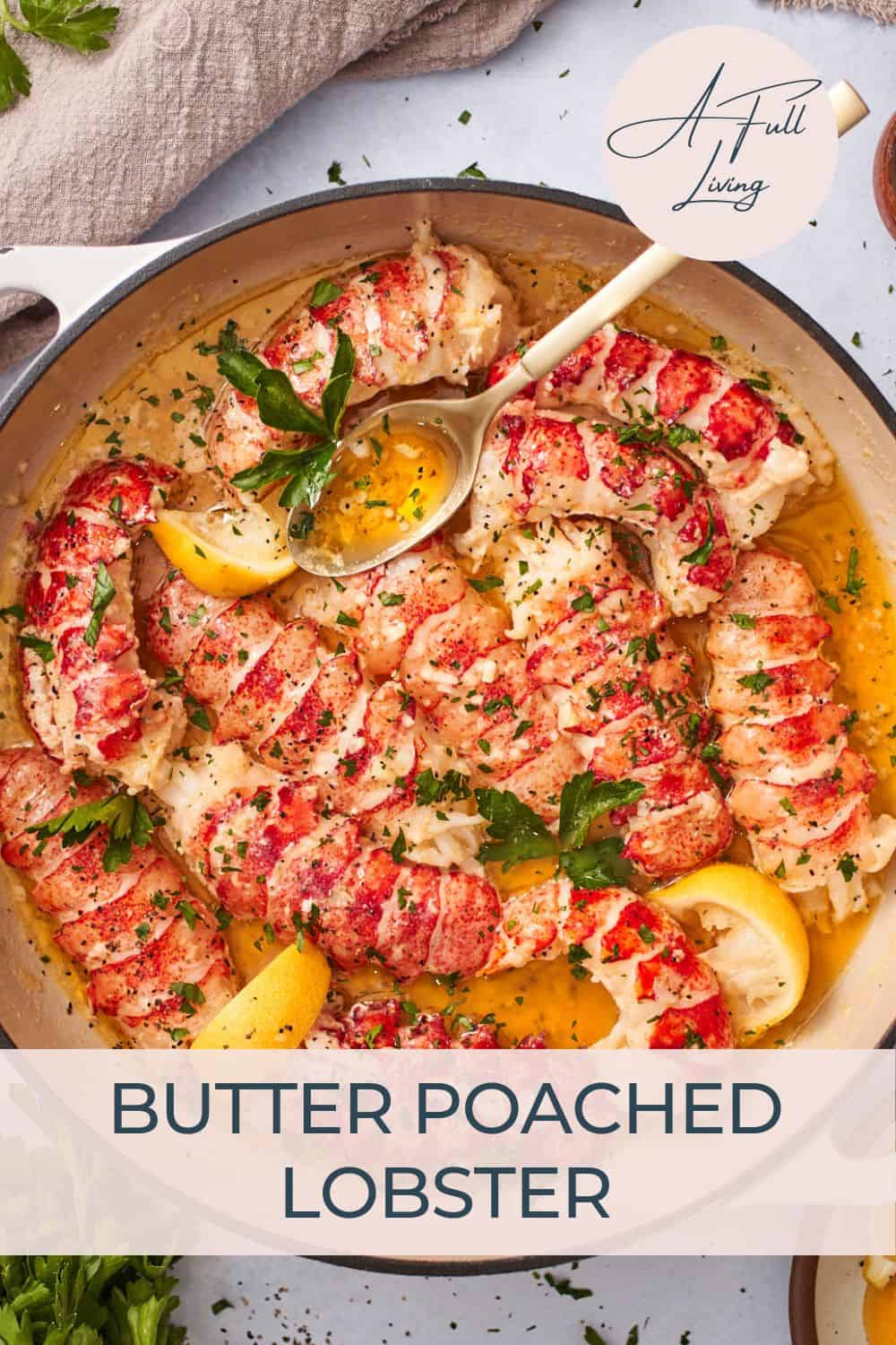 butter poached lobster