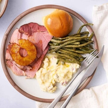 pineapple honey glazed ham