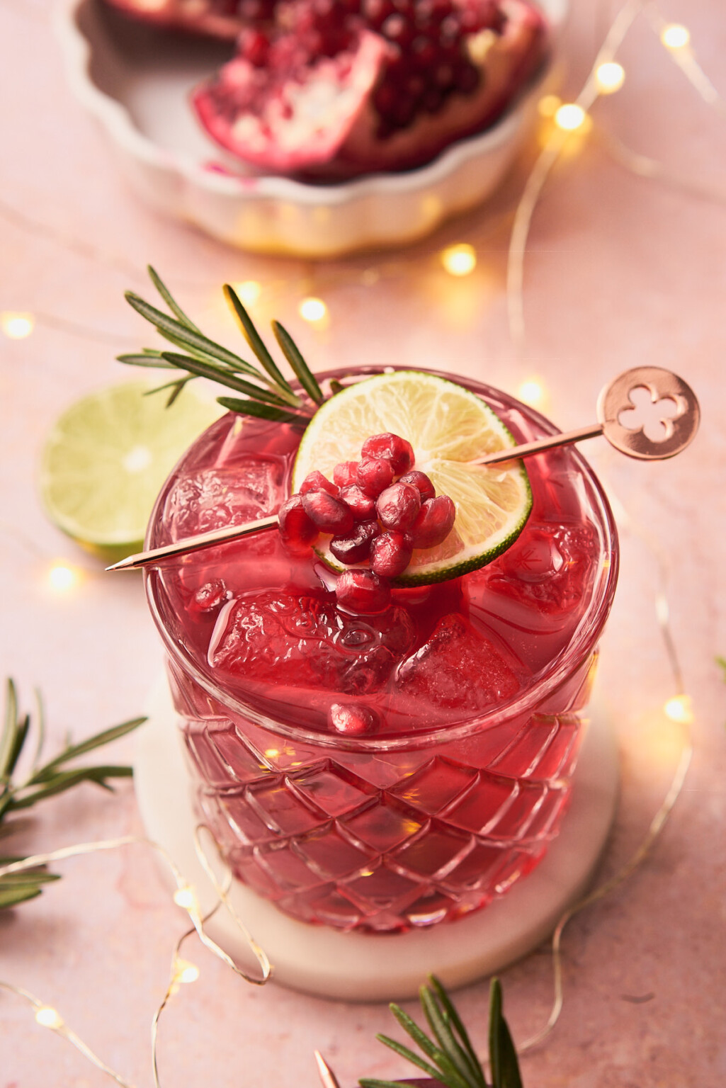 Pomegranate Gin Cocktail Recipe — A Full Living