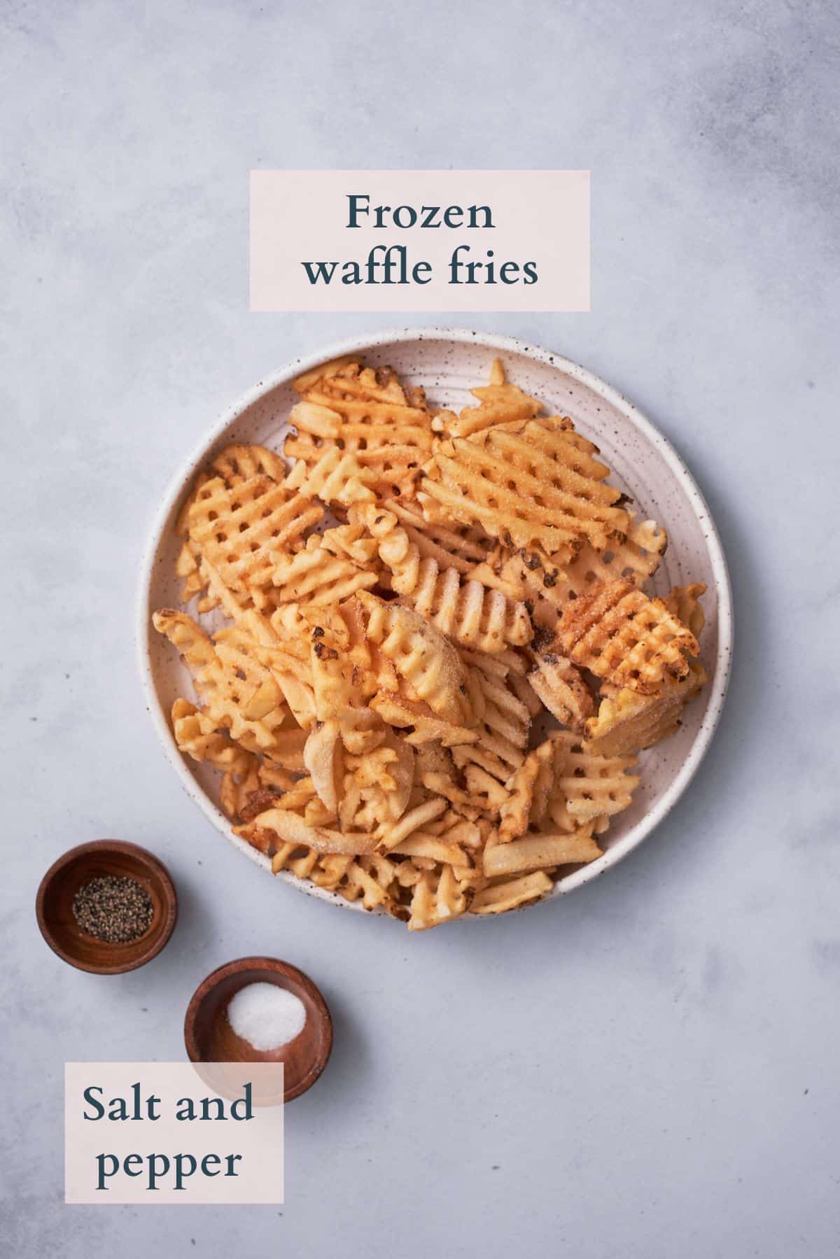 air fryer waffle fries ingredients.