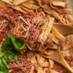 slow cooker lamb ragu