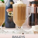 Bailey's coffee pinterest pin.