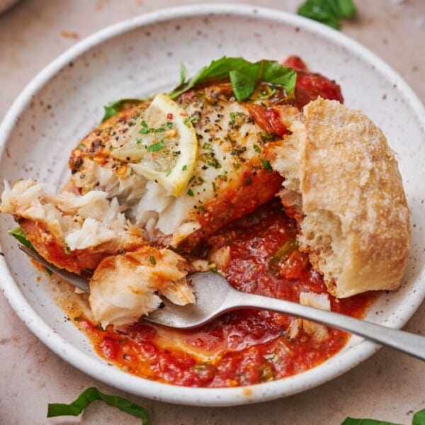 Baked Cod in Tomato Sauce — A Full Living