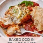 baked cod in tomato sauce