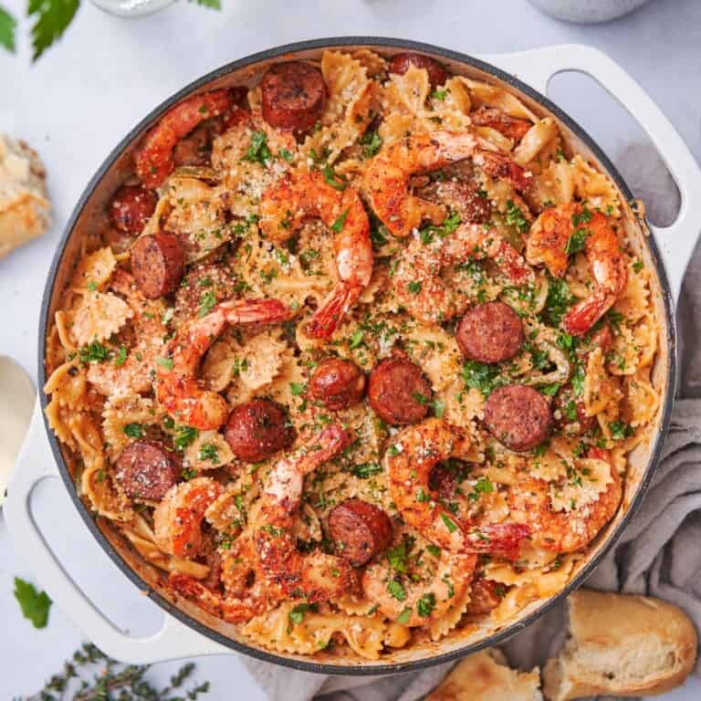 Cajun Shrimp And Sausage Pasta - A Full Living