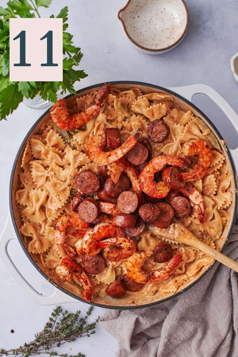 Cajun Shrimp and Sausage Pasta - A Full Living