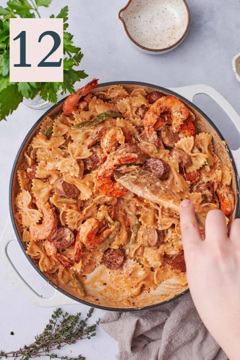 Cajun Shrimp and Sausage Pasta - A Full Living