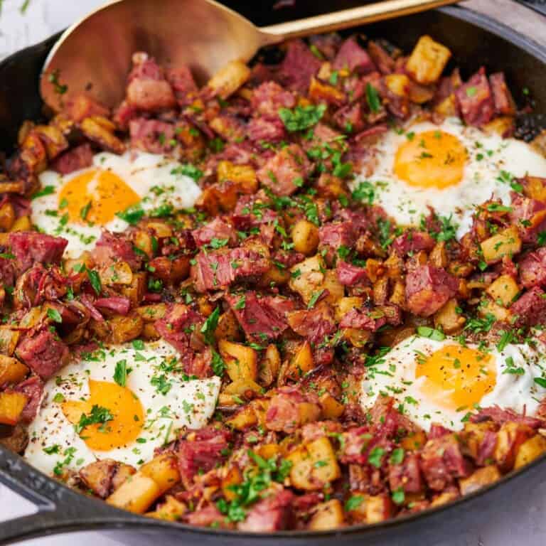 Corned Beef Hash and Eggs - A Full Living