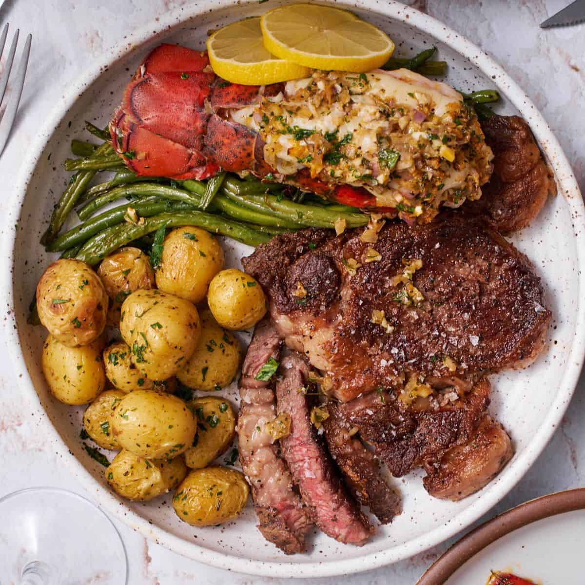 steak and lobster dinner recipes