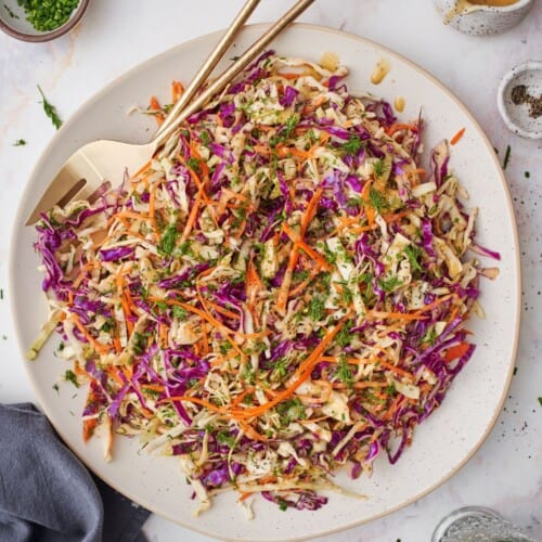cabbage and carrot salad.