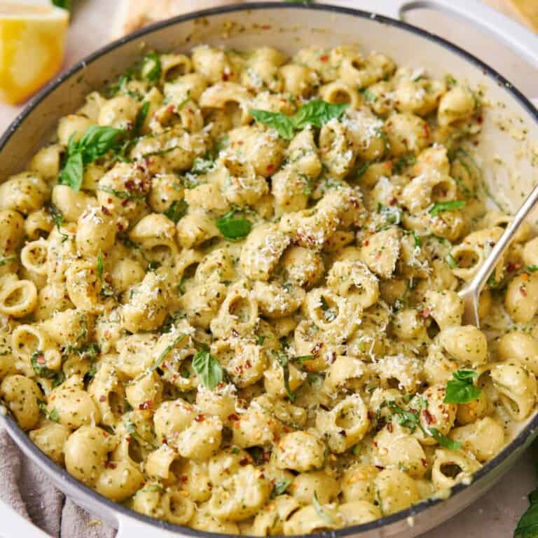 Creamy Pesto Pasta Recipe A Full Living