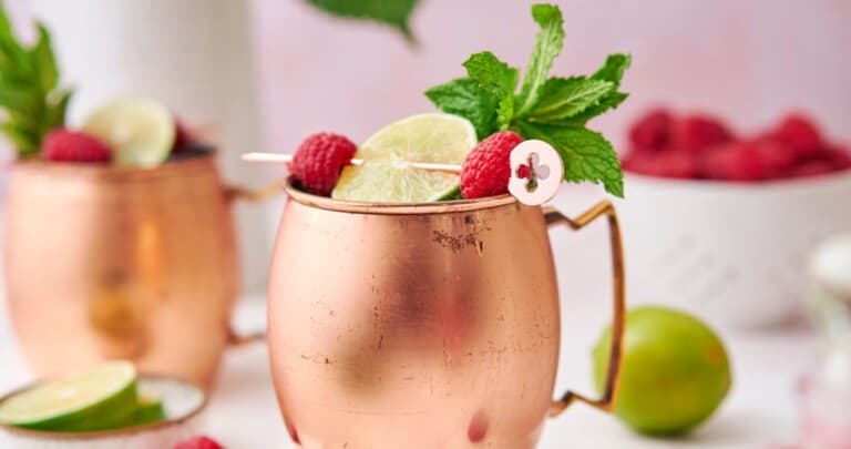 raspberry mule cocktail recipe.