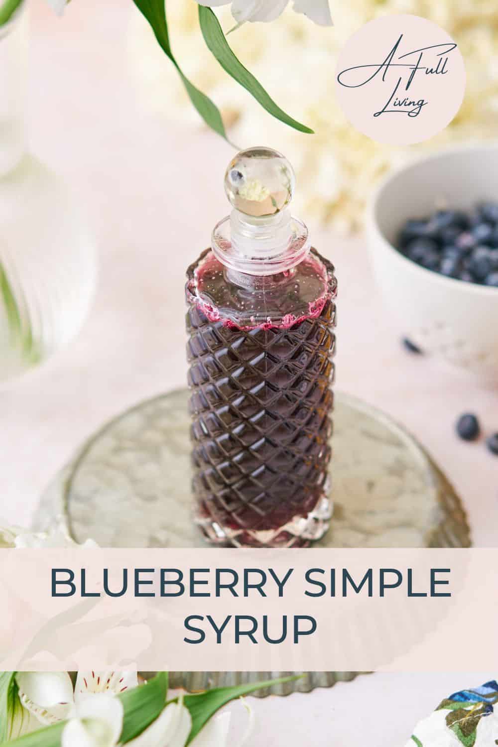 blueberry simple syrup