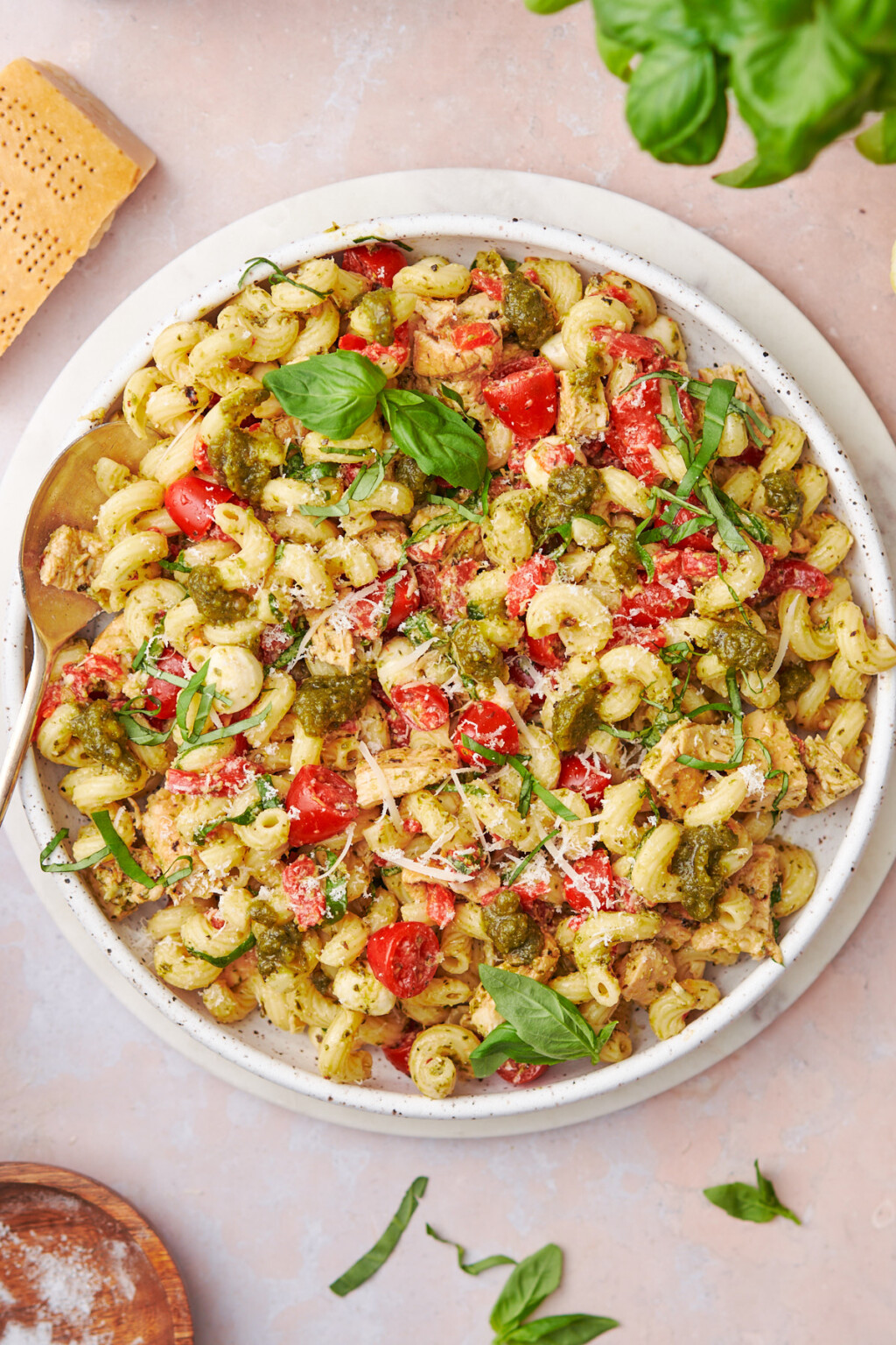 Chicken Pesto Pasta Salad - A Full Living