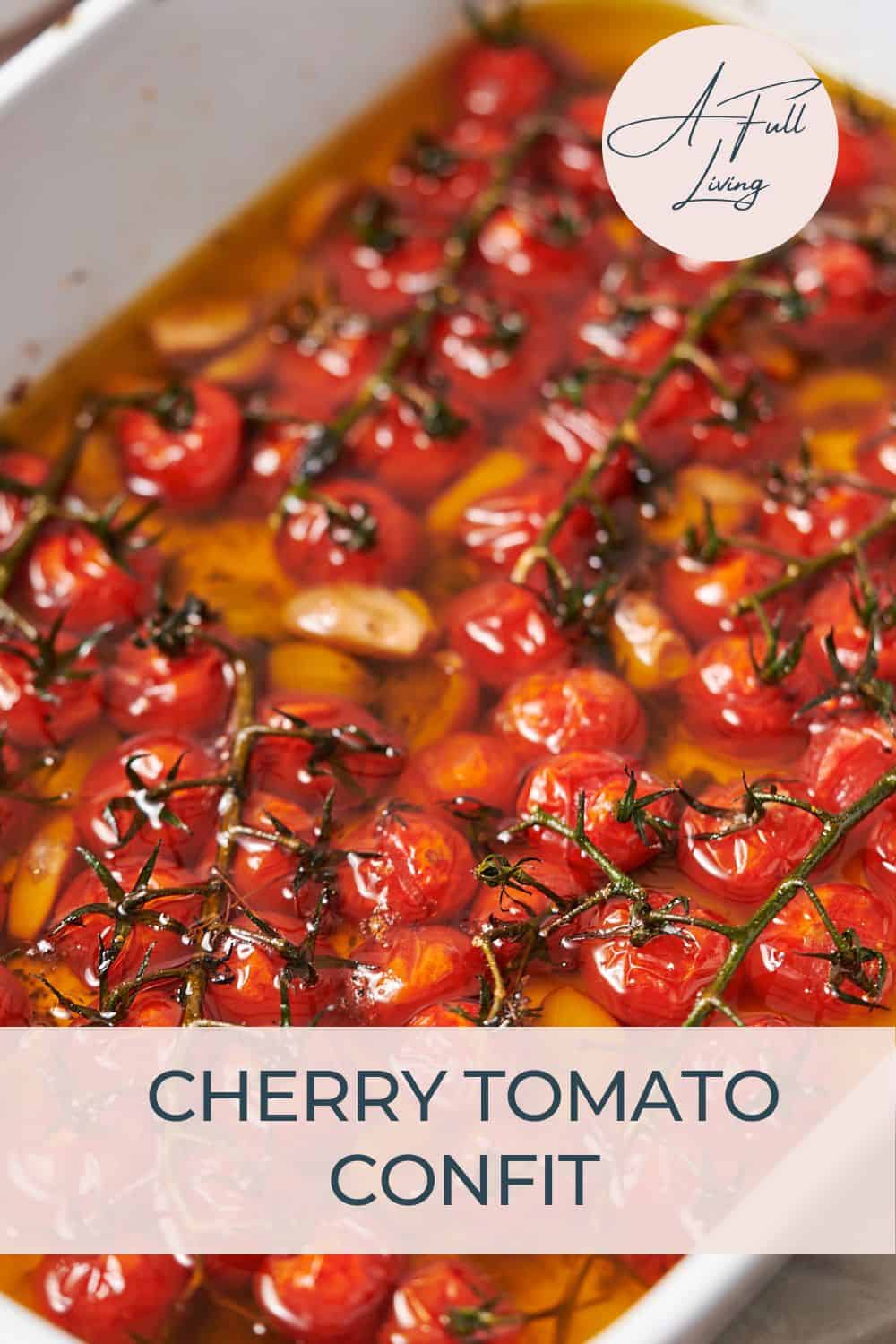 Cherry tomato confit