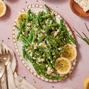 green bean feta salad.