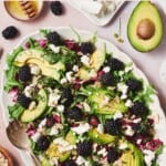 Blackberry salad recipe.