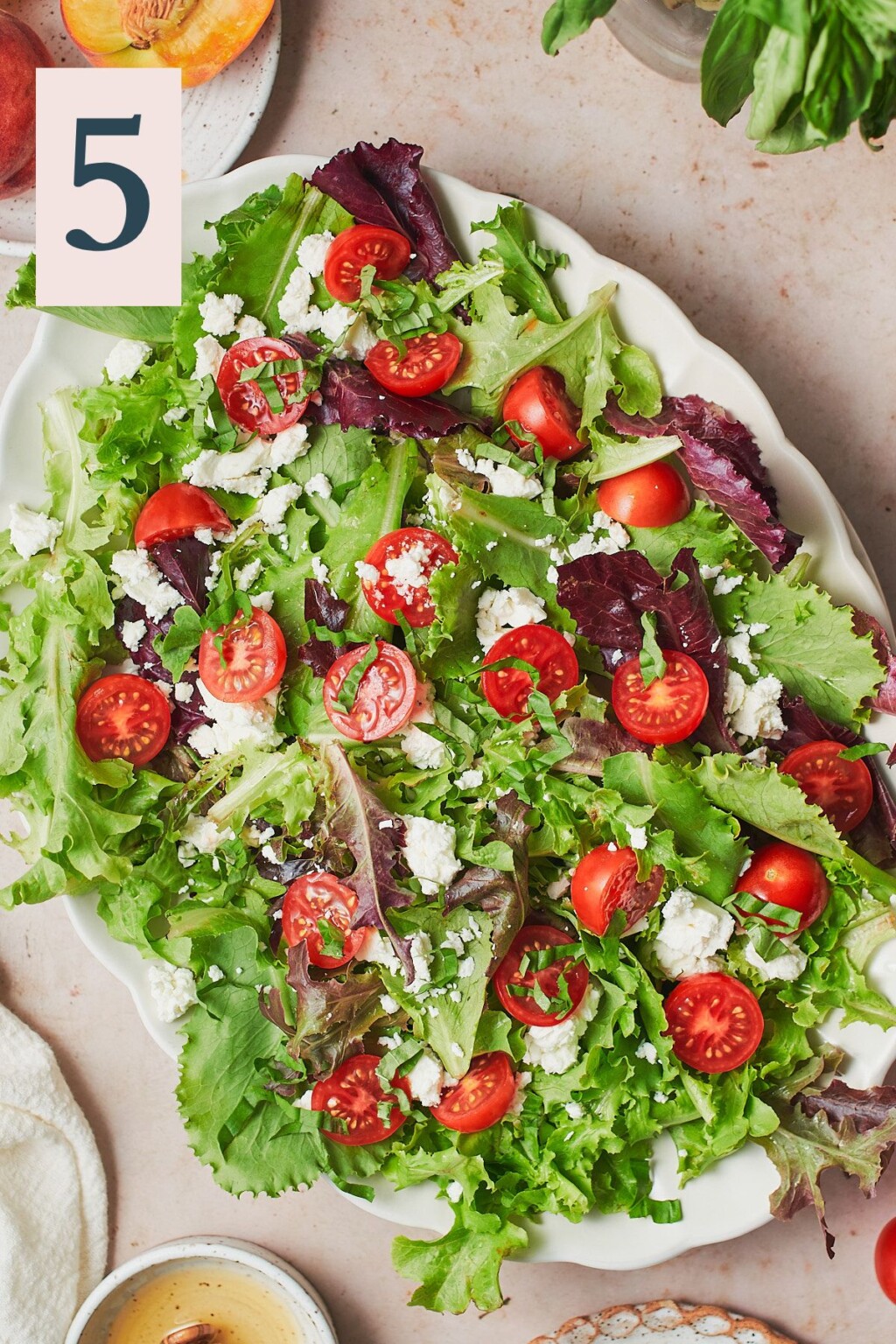 Grilled Peach Salad - A Full Living