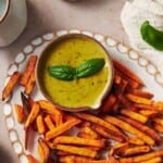 Pesto aioli square image.