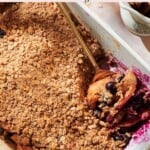 Blueberry and Apple Crumble.