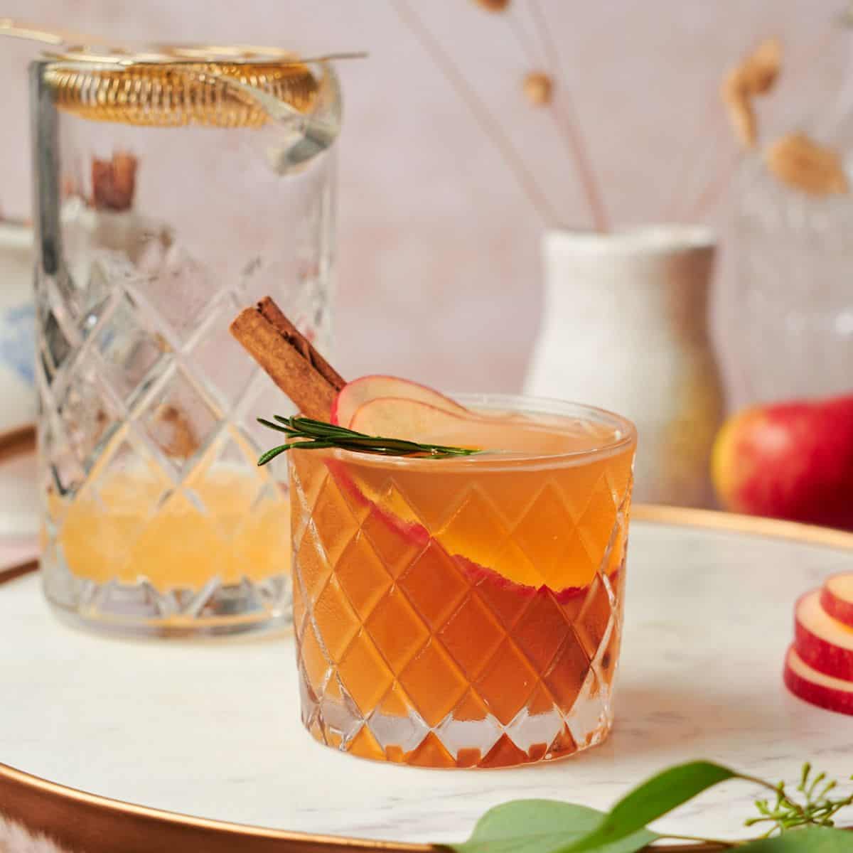 Bourbon Apple Cider Cocktail