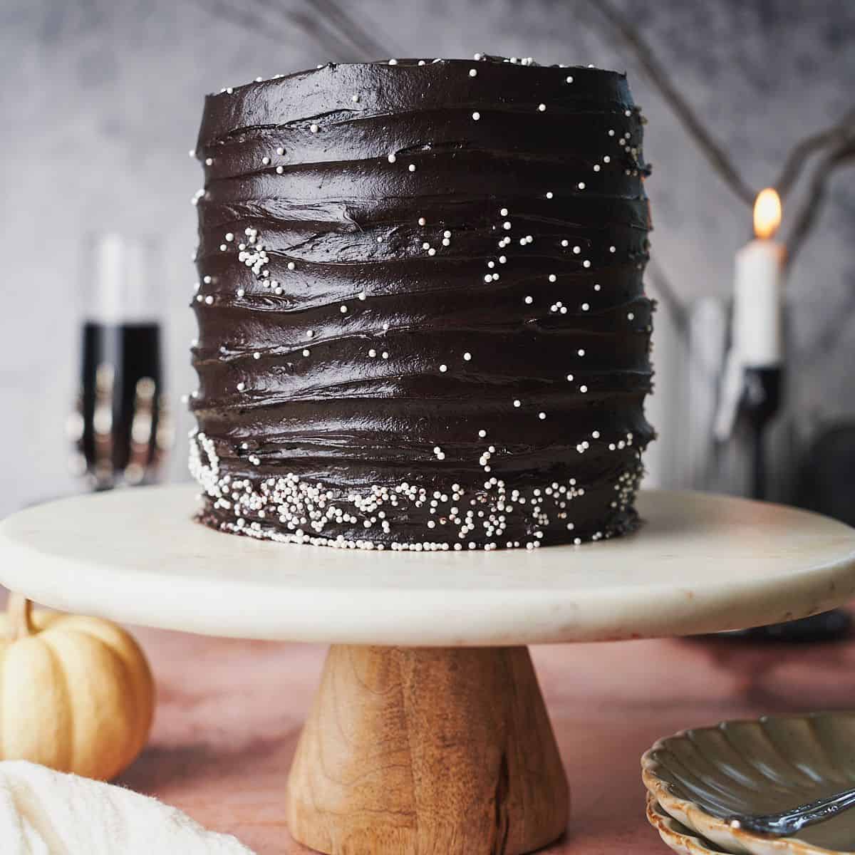 Buy Dark Chocolate Cake Online in Pune | Blooms Only