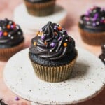 Delicious black velvet cupcakes.