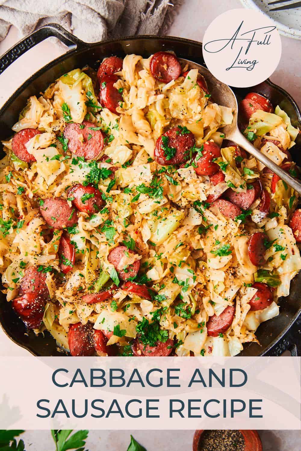 Cabbage and Sausage Recipe.