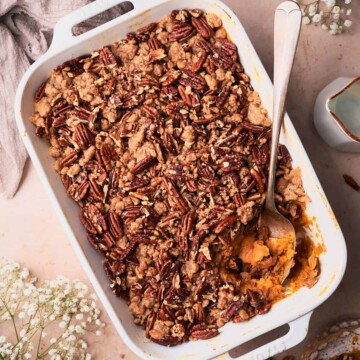 Old Fashioned Sweet Potato Casserole.