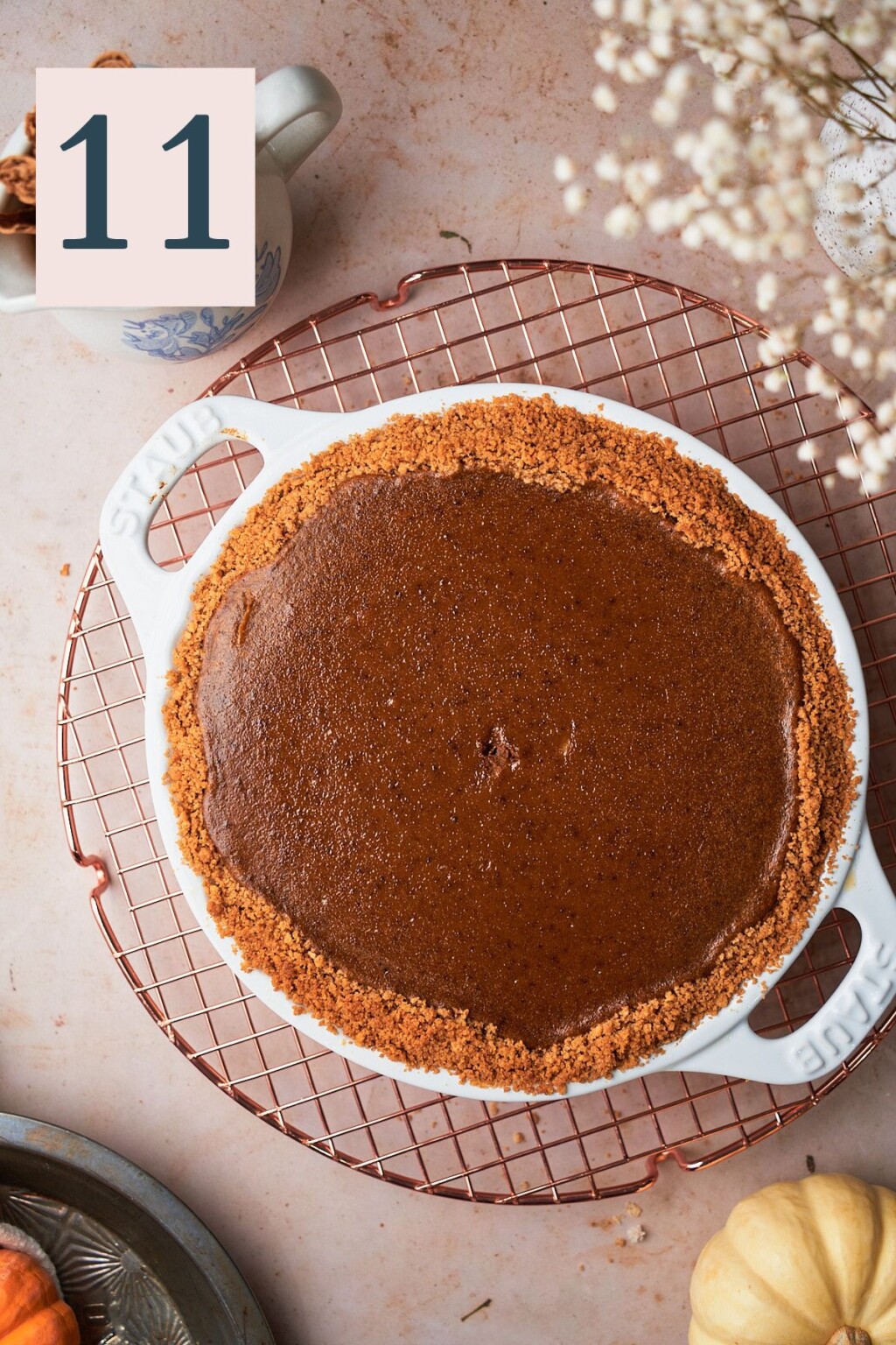 Pumpkin Pie with Graham Cracker Crust - A Full Living
