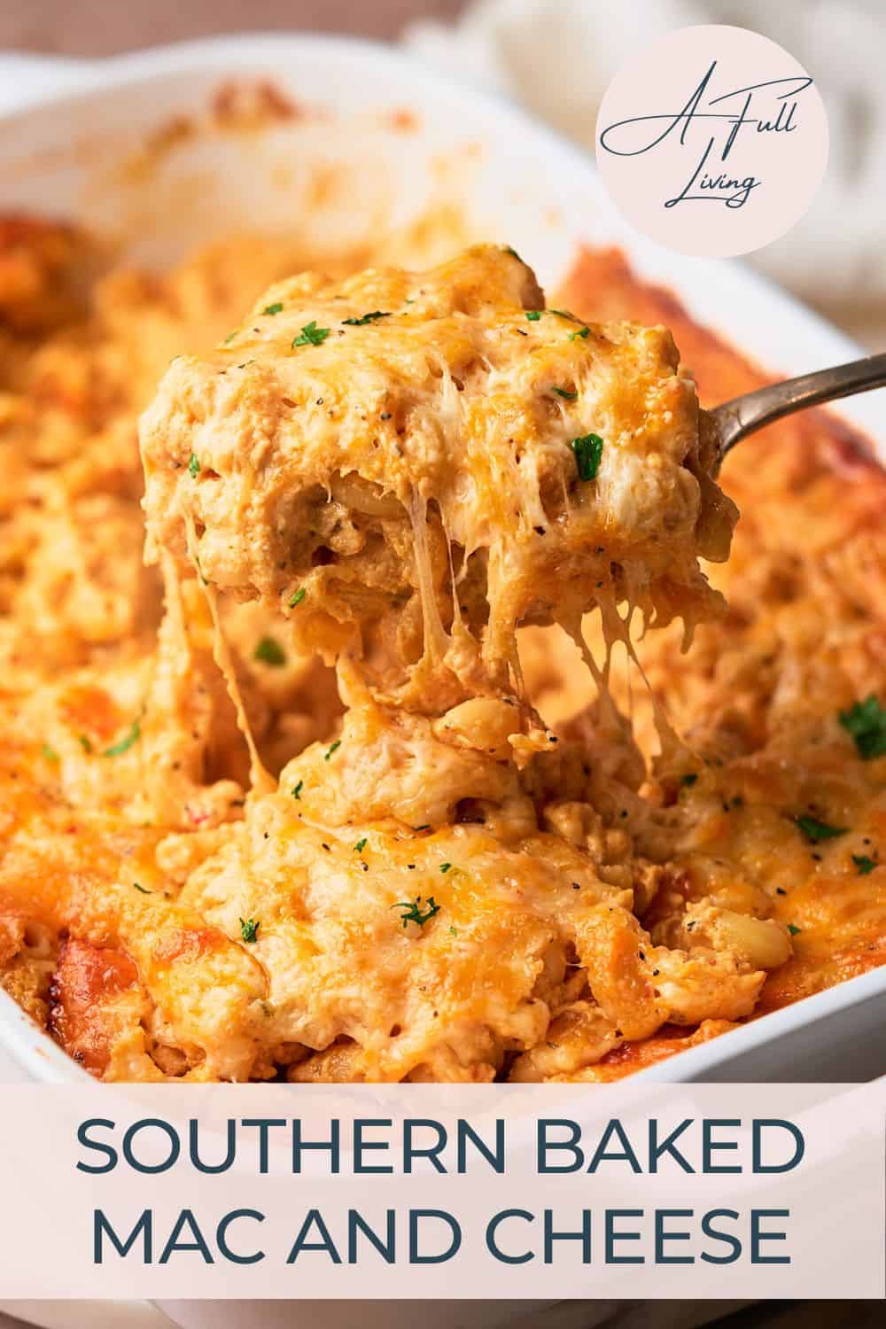 Southern Baked Mac and Cheese recipe.