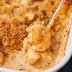 Cheesy cauliflower bake.