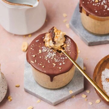 chocolate peanut butter overnight oats.