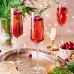 Poinsettia Cocktail.