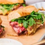prime rib sandwich.