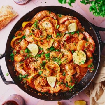 New Orleans BBQ Shrimp.