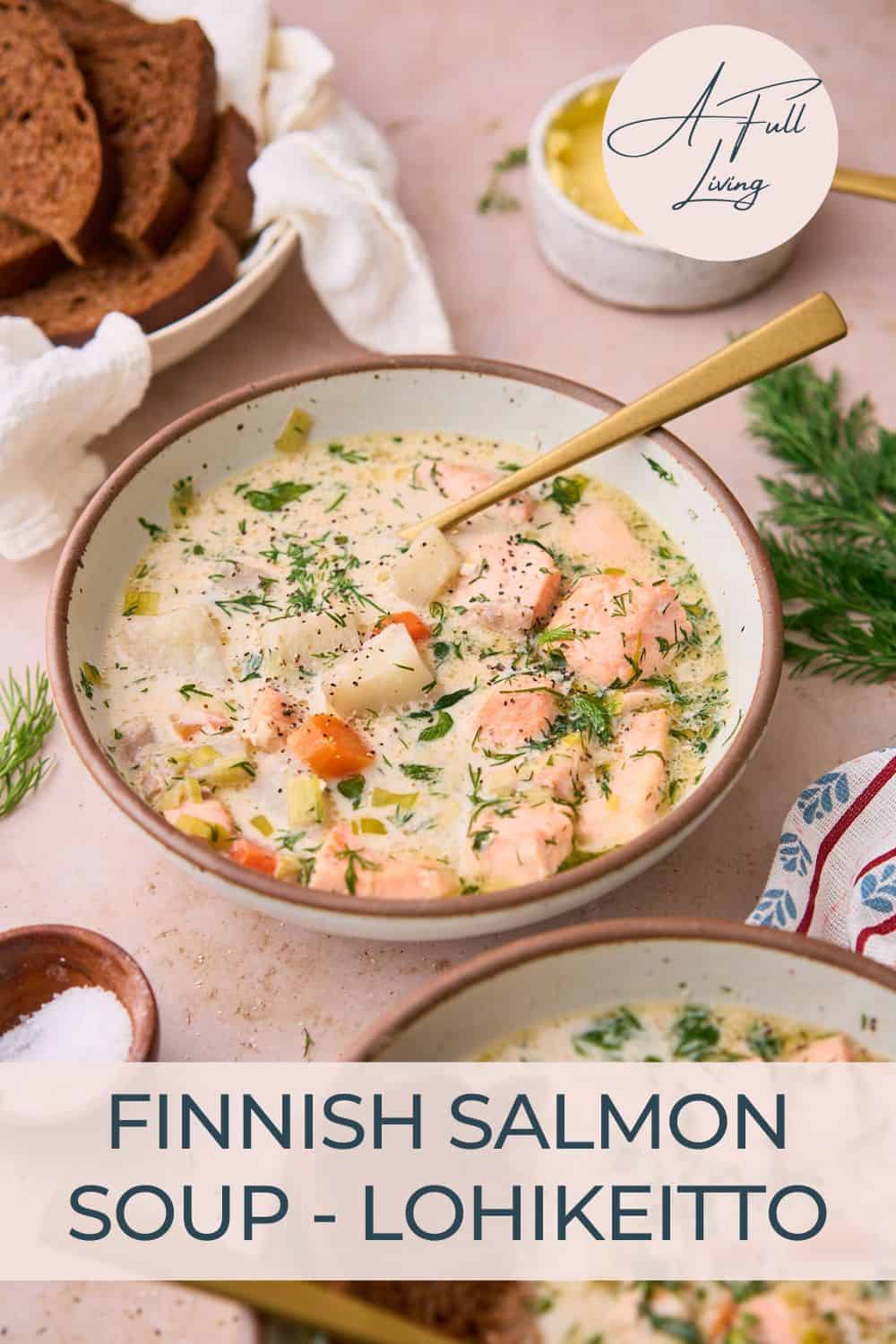 Finnish Salmon Soup Lohikeitto
