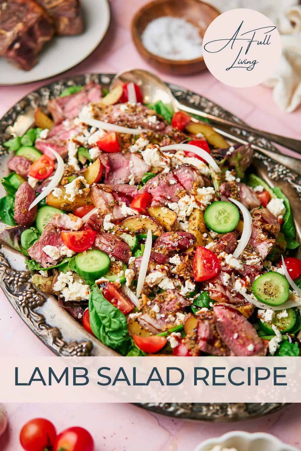 Lamb salad recipe.