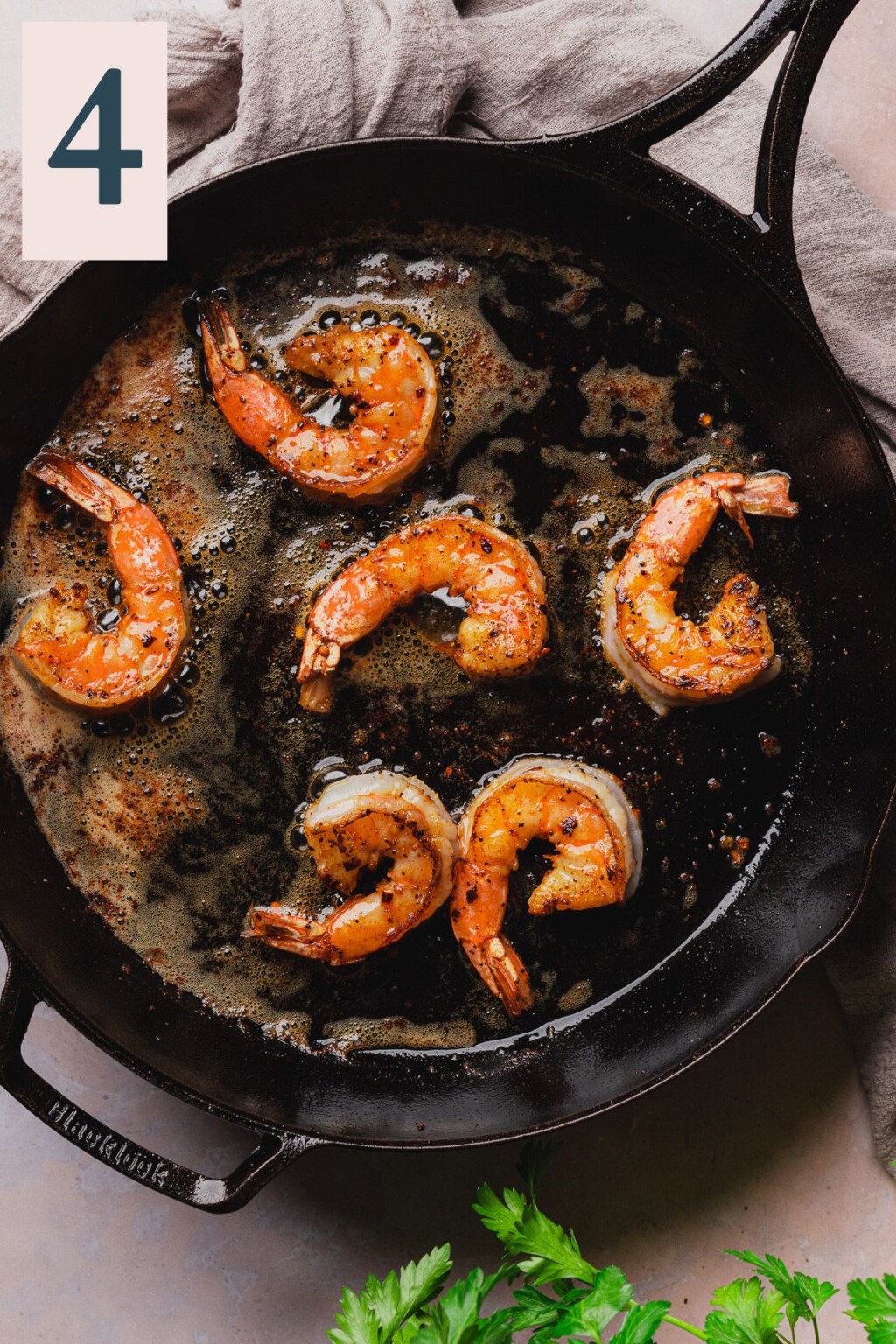Steak and Seafood Skillet with Parmesan Cream Sauce - A Full Living
