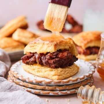 Honey Butter Chicken Biscuit.