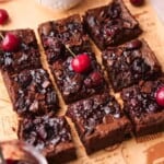 Cherry chocolate brownies.